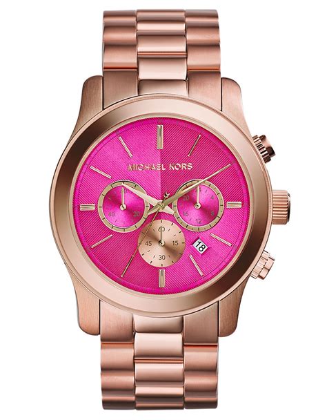 gold michael kors watch with orange face|rose gold Michael Kors Watch.